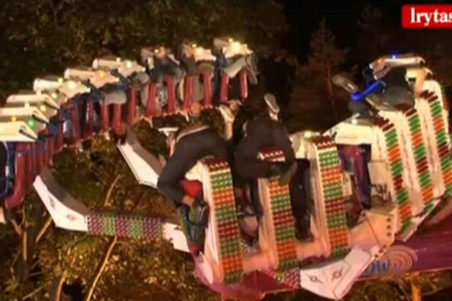 Olandų atrakcionas vaikus buvo įkalinęs beveik valandą.