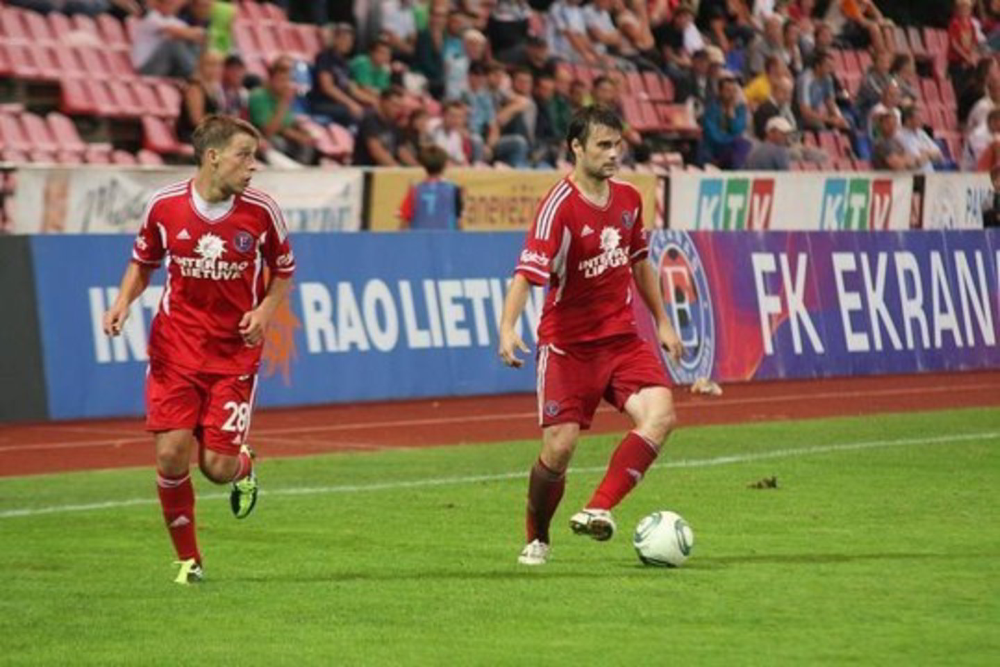 Panevėžio „Ekrano“ futbolininkams pasiruošimas kovai su „Hapoel“ kainavo taškus LFF A lygoje.