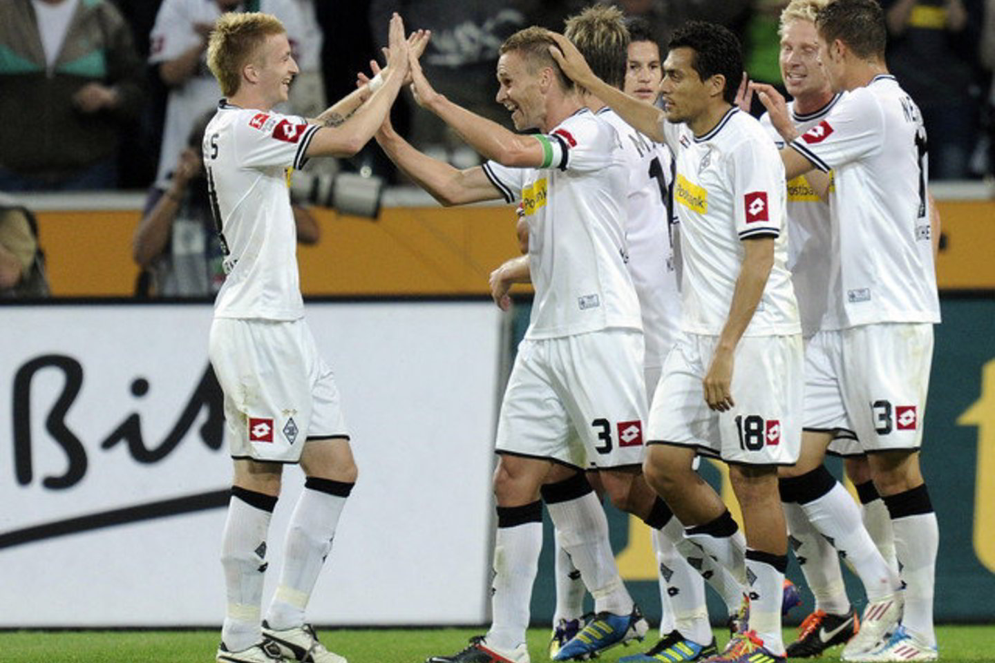 Menchengladbacho „Borussia“ pasiekė užtikrintą pergalę.