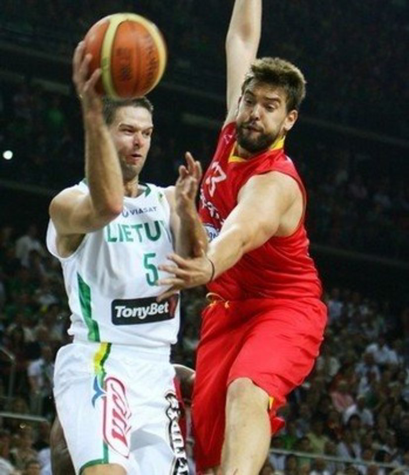 M.Gasolis rungtynėse pasižymėjo kietu žaidimu.