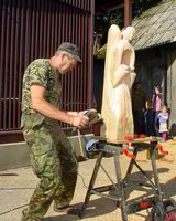 Anykščių senamiestis tapo angelų gimtine (nuotraukos)
