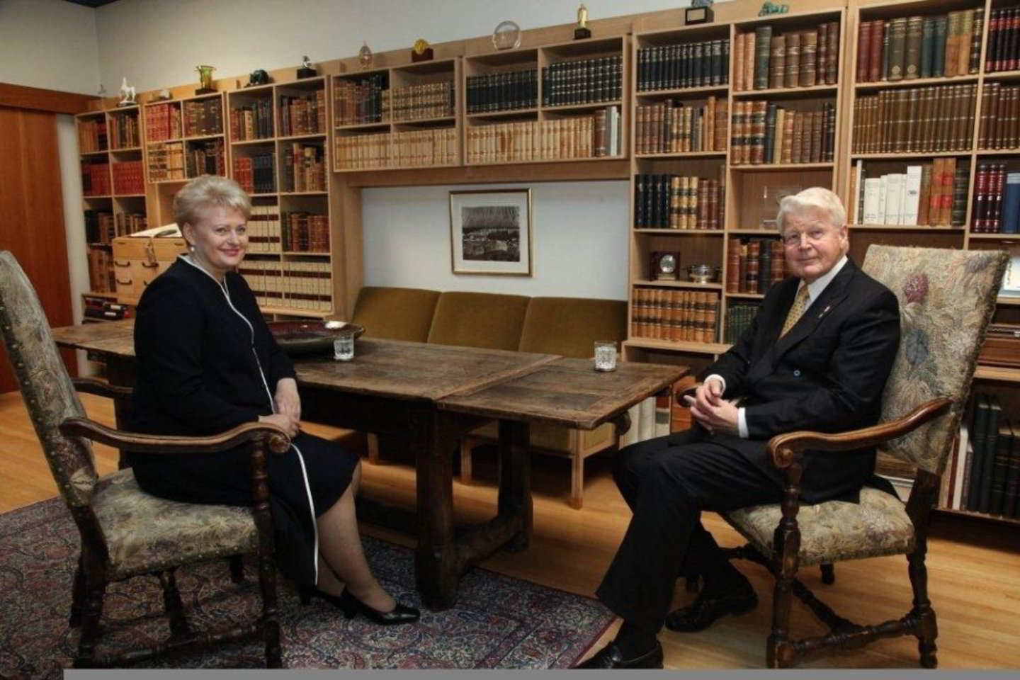 Islandijoje susitiko D.Grybauskaitė ir O.R.Grimssonas.