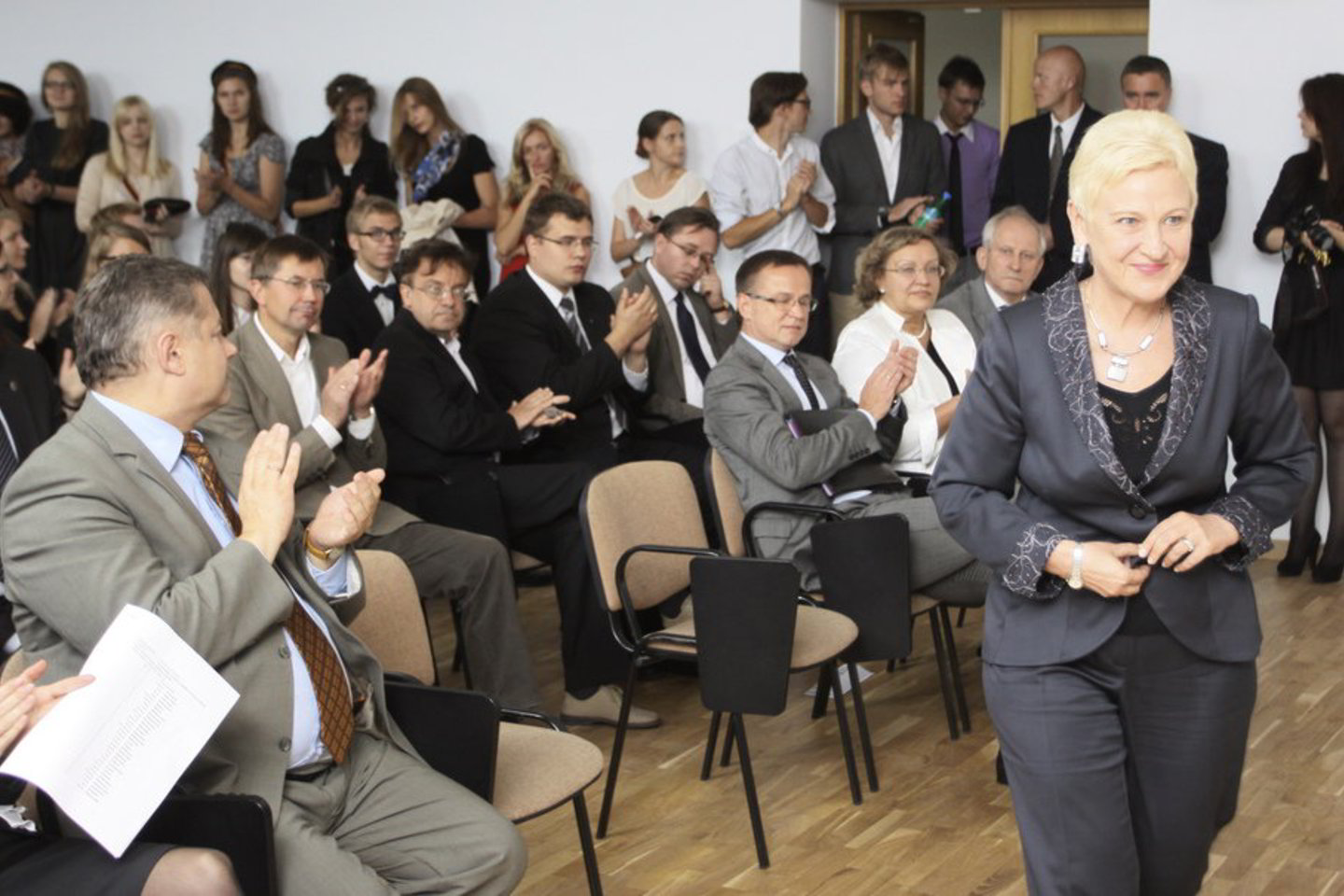 I.Degutienė dalyvavo naujųjų mokslo metų pradžios šventėje Vilniaus universiteto Tarptautinių santykių ir politikos mokslo institute.