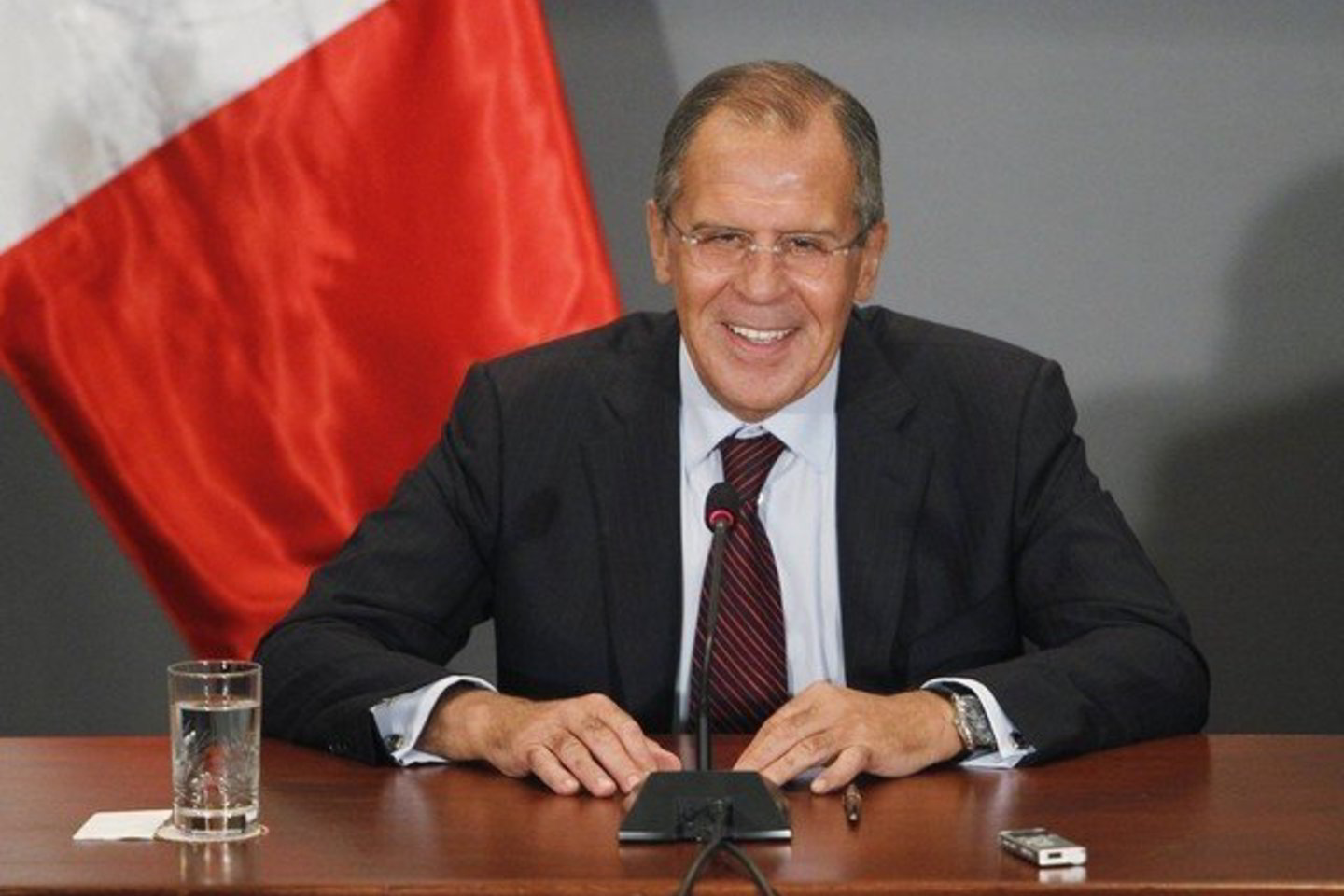Rusijos užsienio reikalų ministras S.Lavrovas.