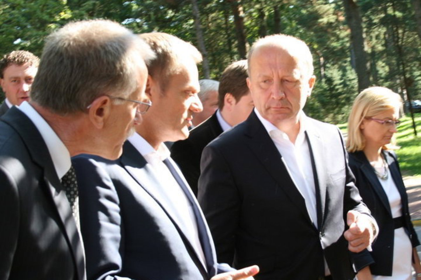 D.Tuskas ir A.Kubilius bendravo susitikę Palangoje.