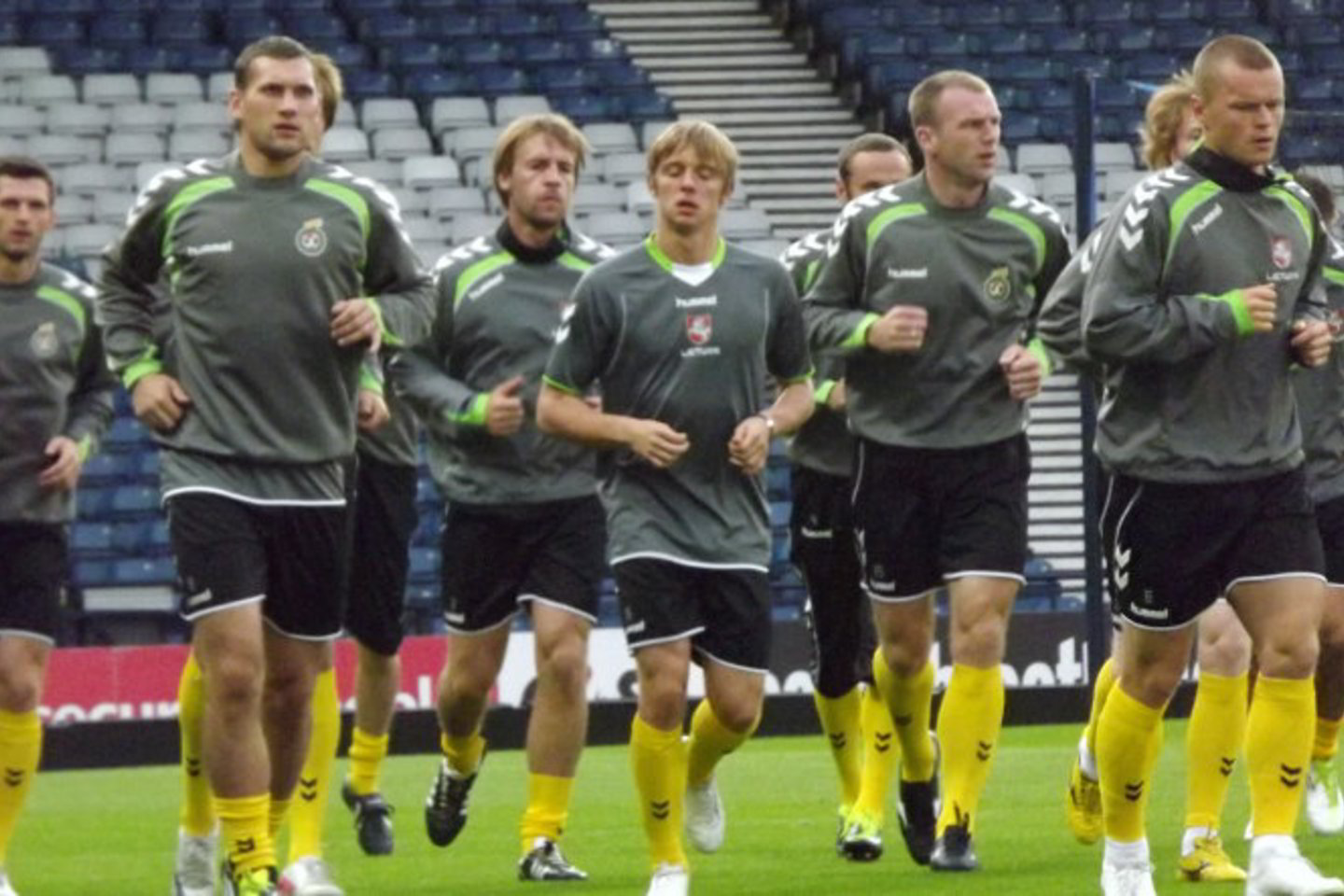 Rinktinė išmėgino „Hampden Park“ stadiono veją.