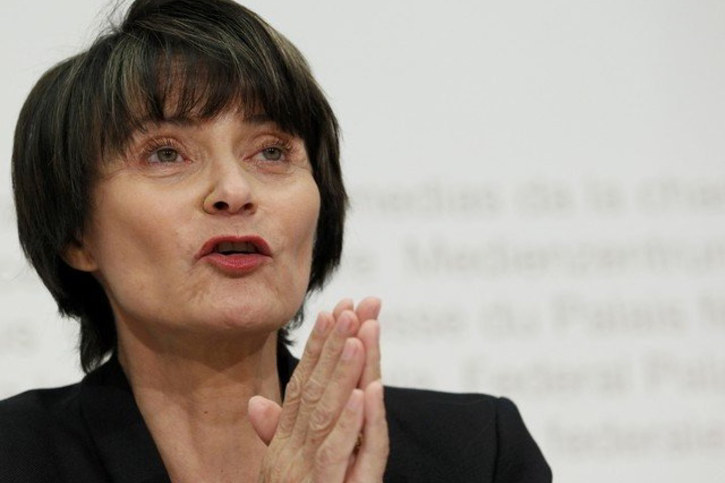 Šveicarijos prezidentė Micheline Calmy-Rey.