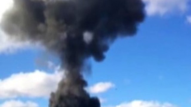Kelios minutės po „Lokomotiv“ komandą pražudžiusios aviakatastrofos užfiksuoti vaizdai