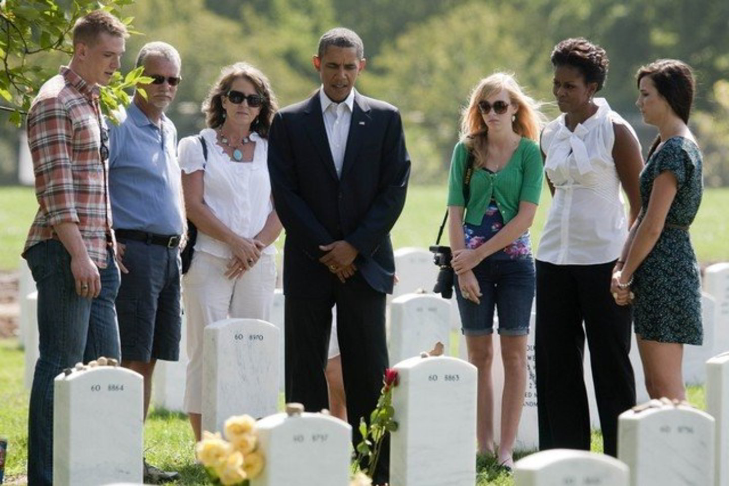 B.Obama Vašingtono kapinėse.