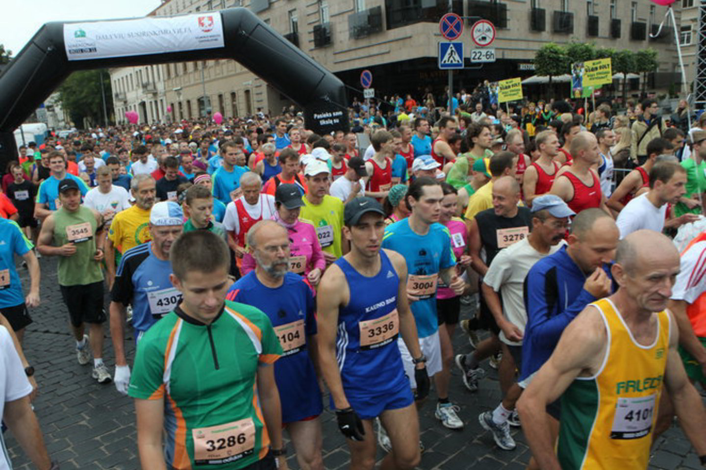 Vilniaus maratone dalyvavo daugiau nei pustrečio tūkstančio bėgikų.