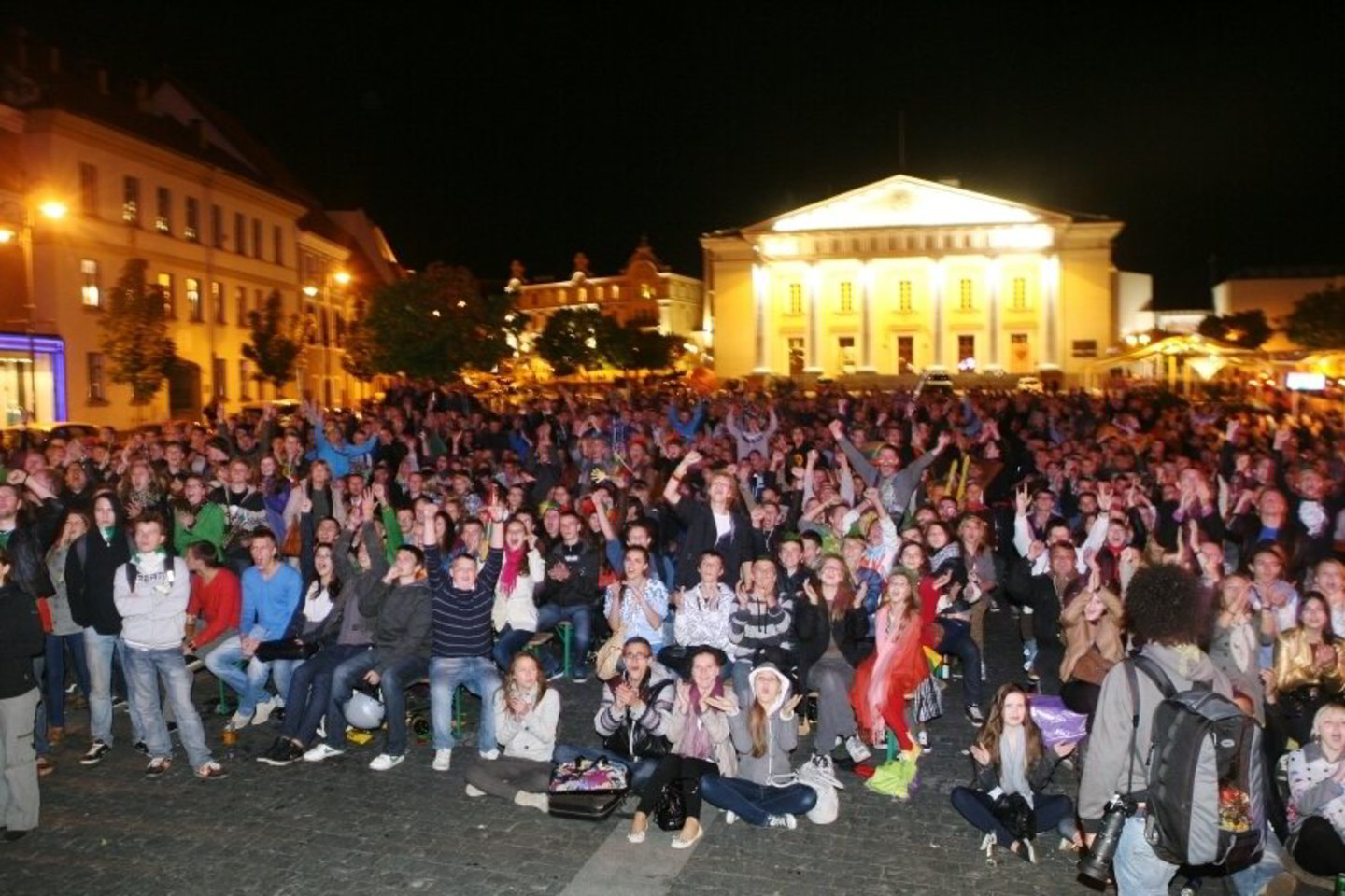 Sirgaliai Vilniaus rotušės aiktėje.