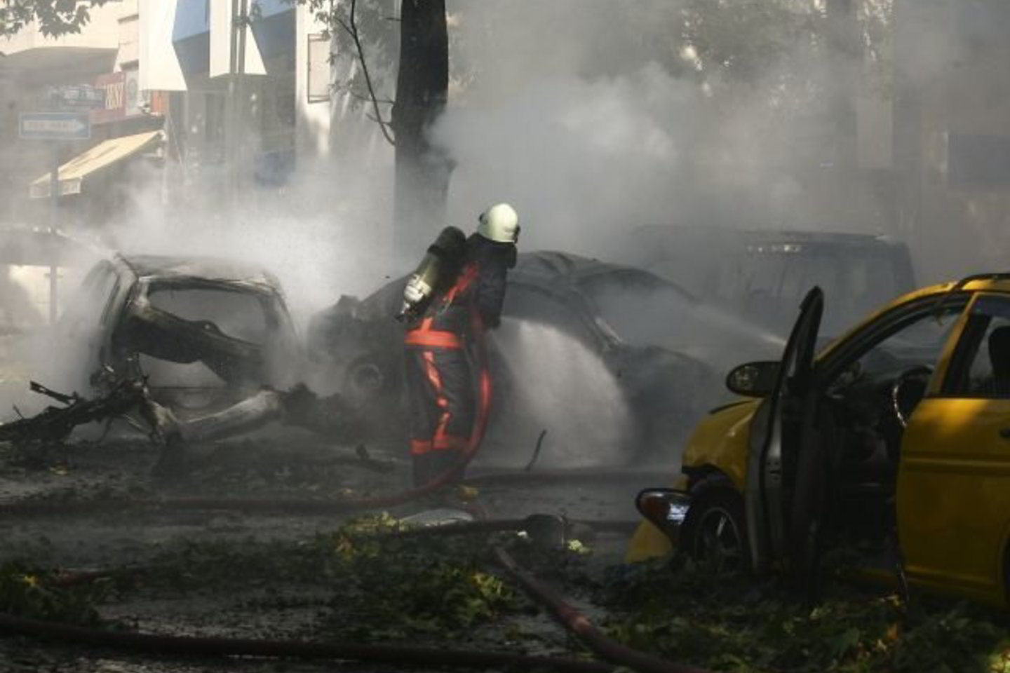 Sprogimas sudrebino Ankarą.