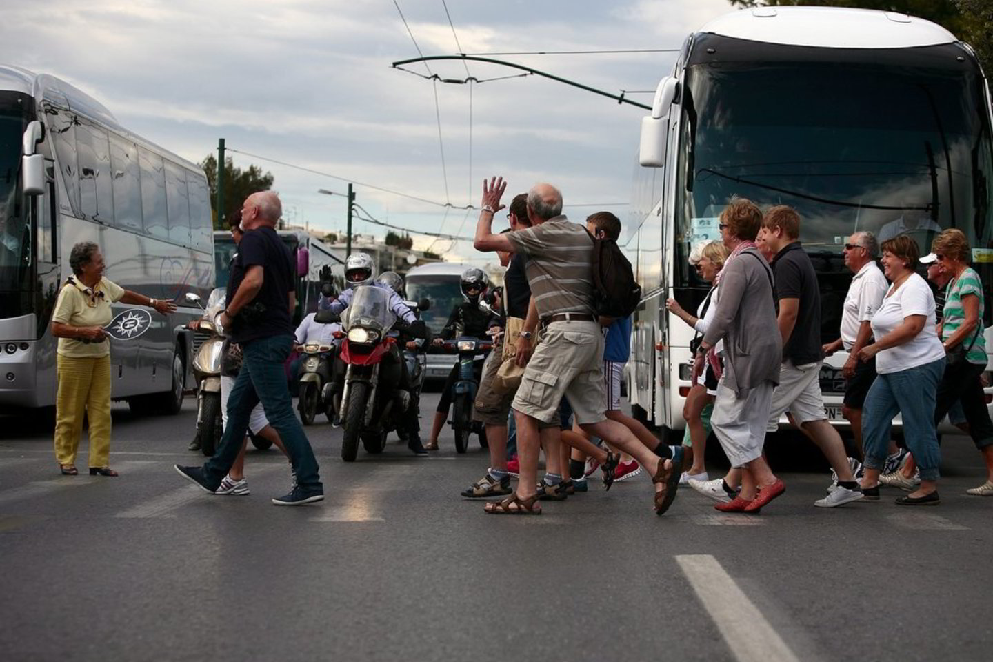 Graikijos viešojo transporto darbuotojai paskelbė 24 valandų streiką.