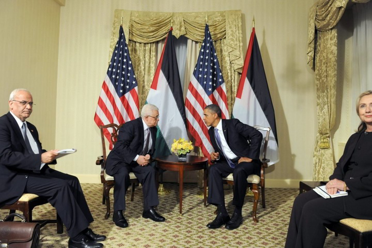 B.Obama patvirtino M.Abbasui, kad vetuos prašymą JT pripažinti Palestiną.