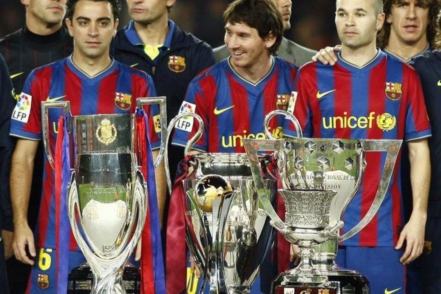 Praėjusiais metais į "FIFA Ballon d`Or" pretendavo "Barcelona" trio (iš kairės) - Xavi, L.Messi ir A.Iniesta.
