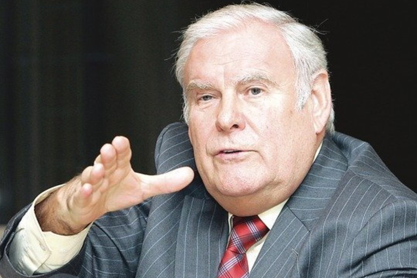 Kalbėdamas „Lietuvos ryto” televizijos laidoje Pramonininkų konfederacijos prezidentas B.Lubys neslėpė nuoskaudų.