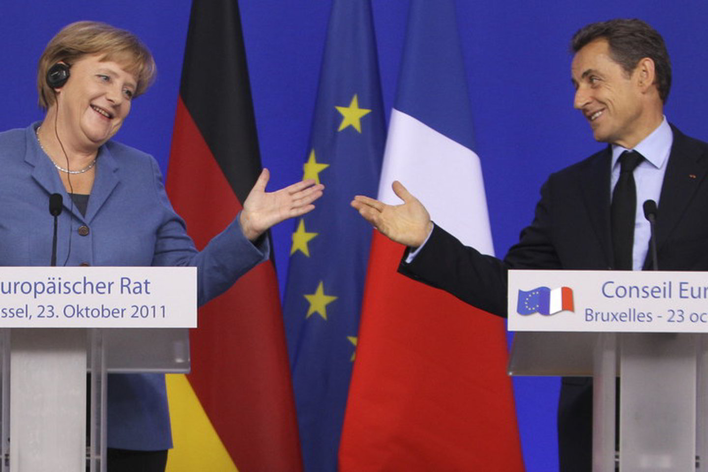 A.Merkel ir N.Sarkozy.