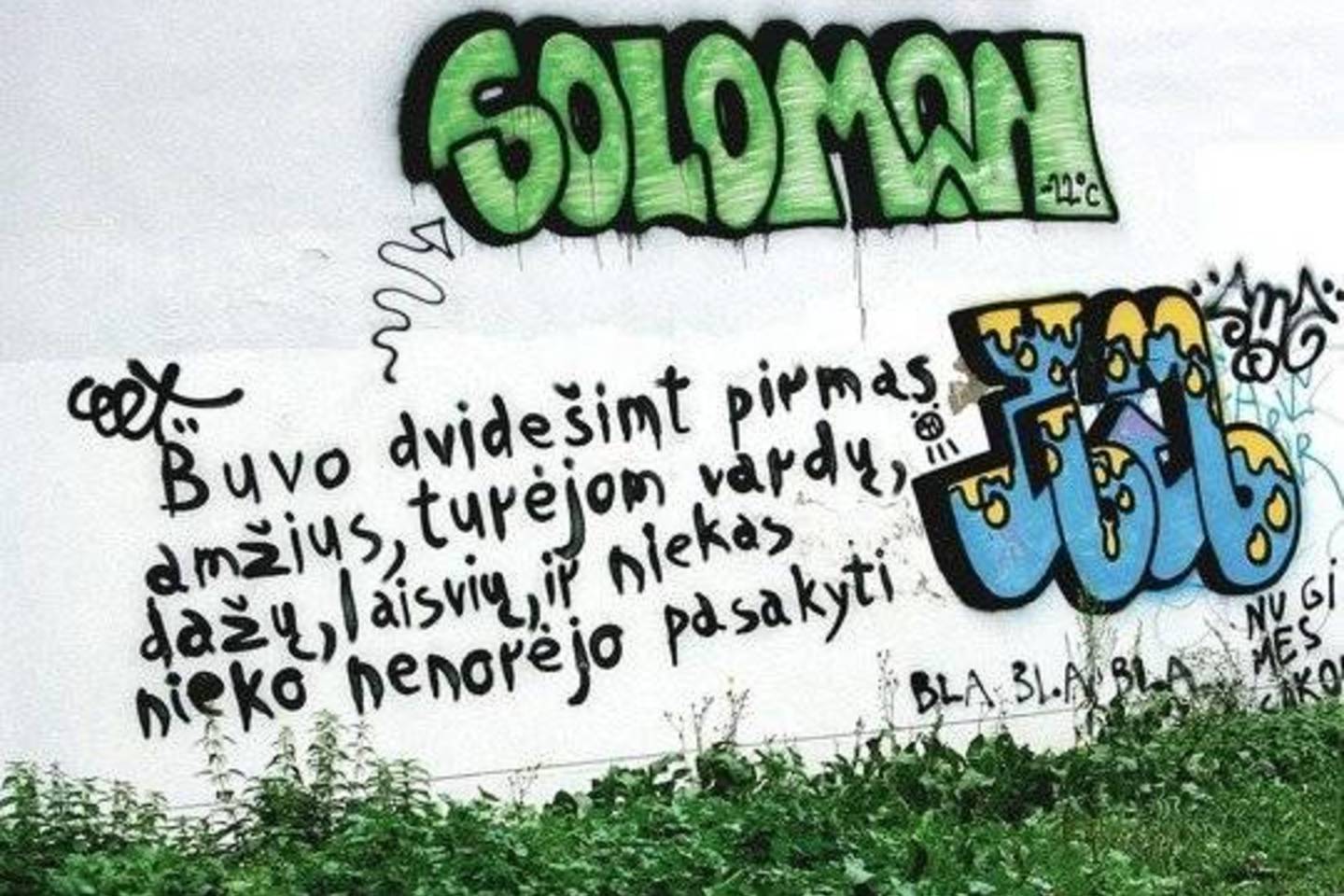 Pareigūnai pastebi, kad pastaruoju metu naujų užrašų „Solomon” neatsiranda.