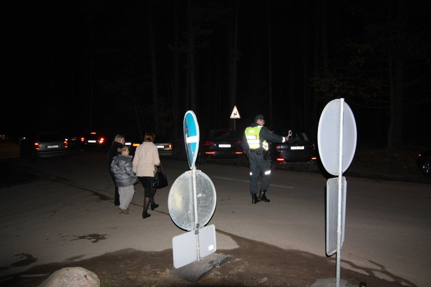 Policija dirbo sustiprintomis pajėgomis.