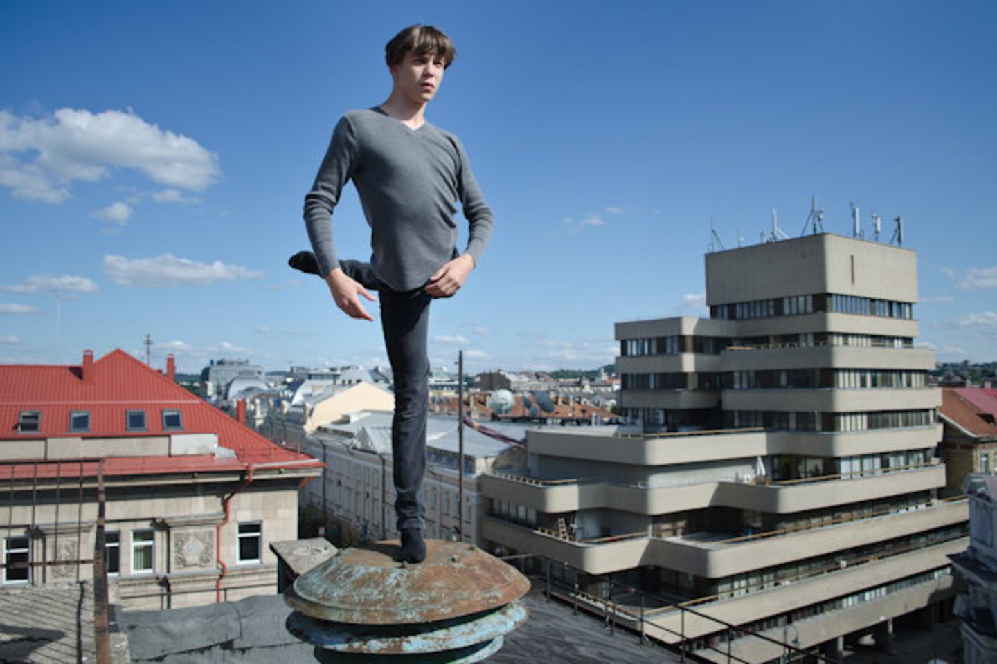 "Aktorystė yra ne šalia, o manyje", - sakė choreografas D.Kolomyckis.