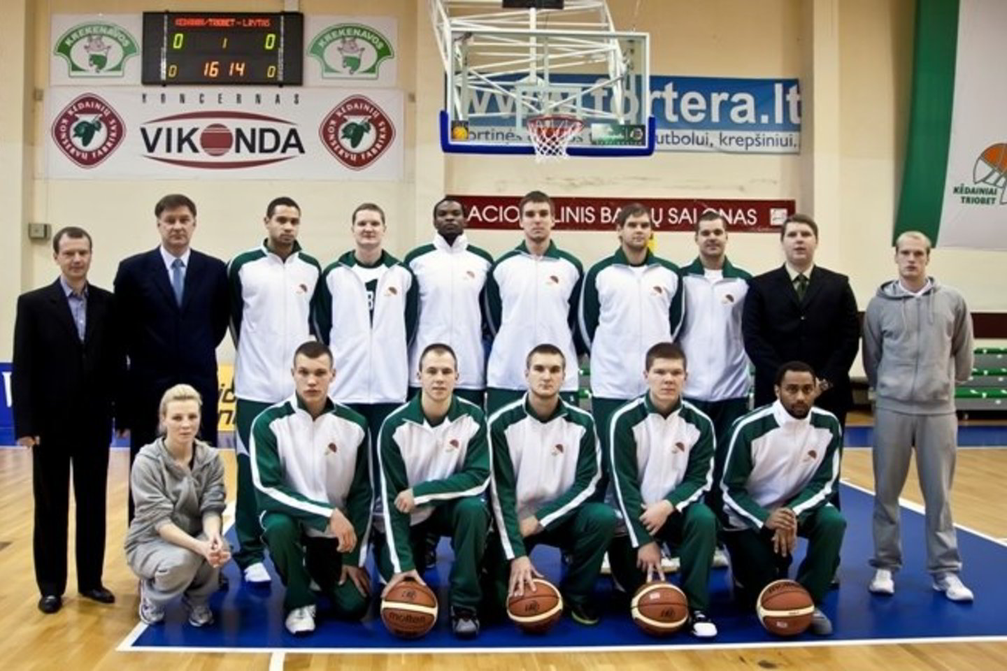 "Kėdainių" komanda pralaimėjo "Kalev" komandai.