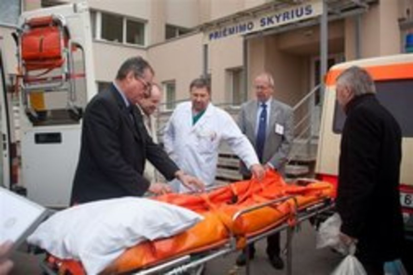 Reanimobilio įteikimo Rokiškio rajono ligoninei akimirkos.