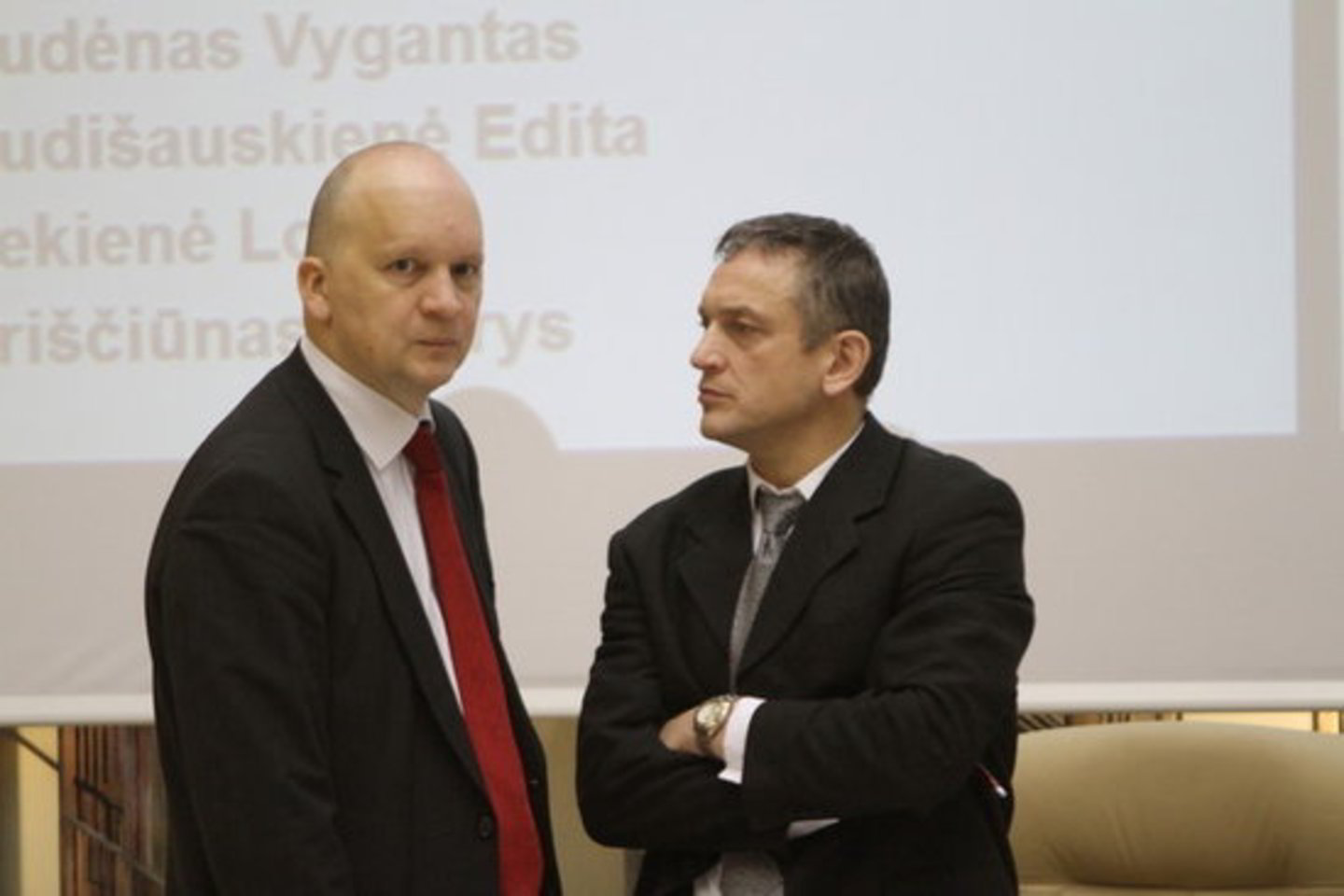 K.Kriščiūnas (kairėje) ir S.Buškevičius.