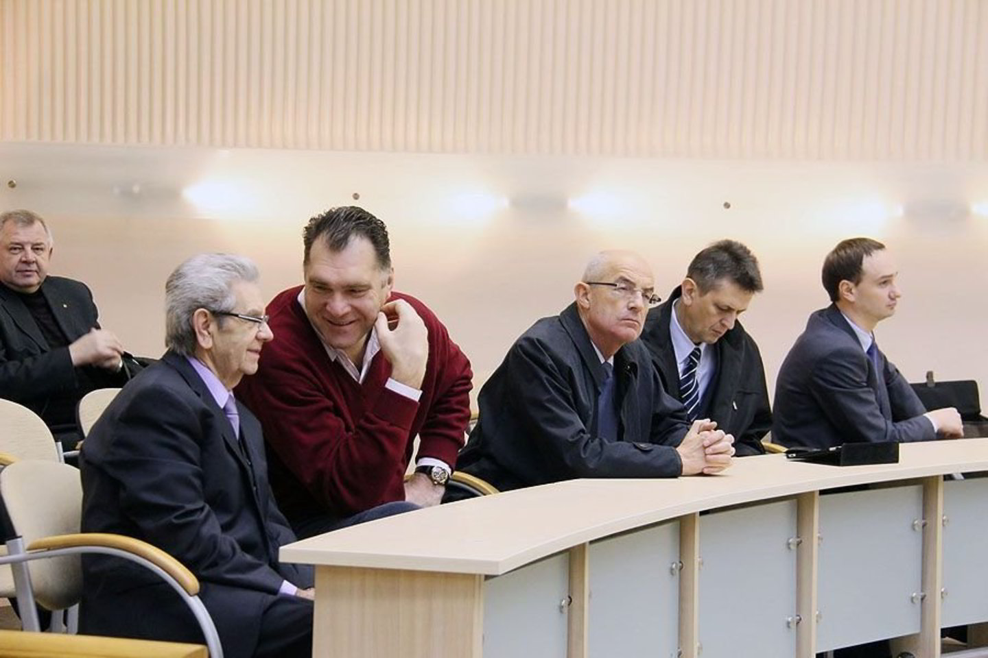 LKF prezidentas A.Sabonis ir buvęs jos vadovas V.Garastas Kauno savivaldybėje išgirdo gerų žinių.