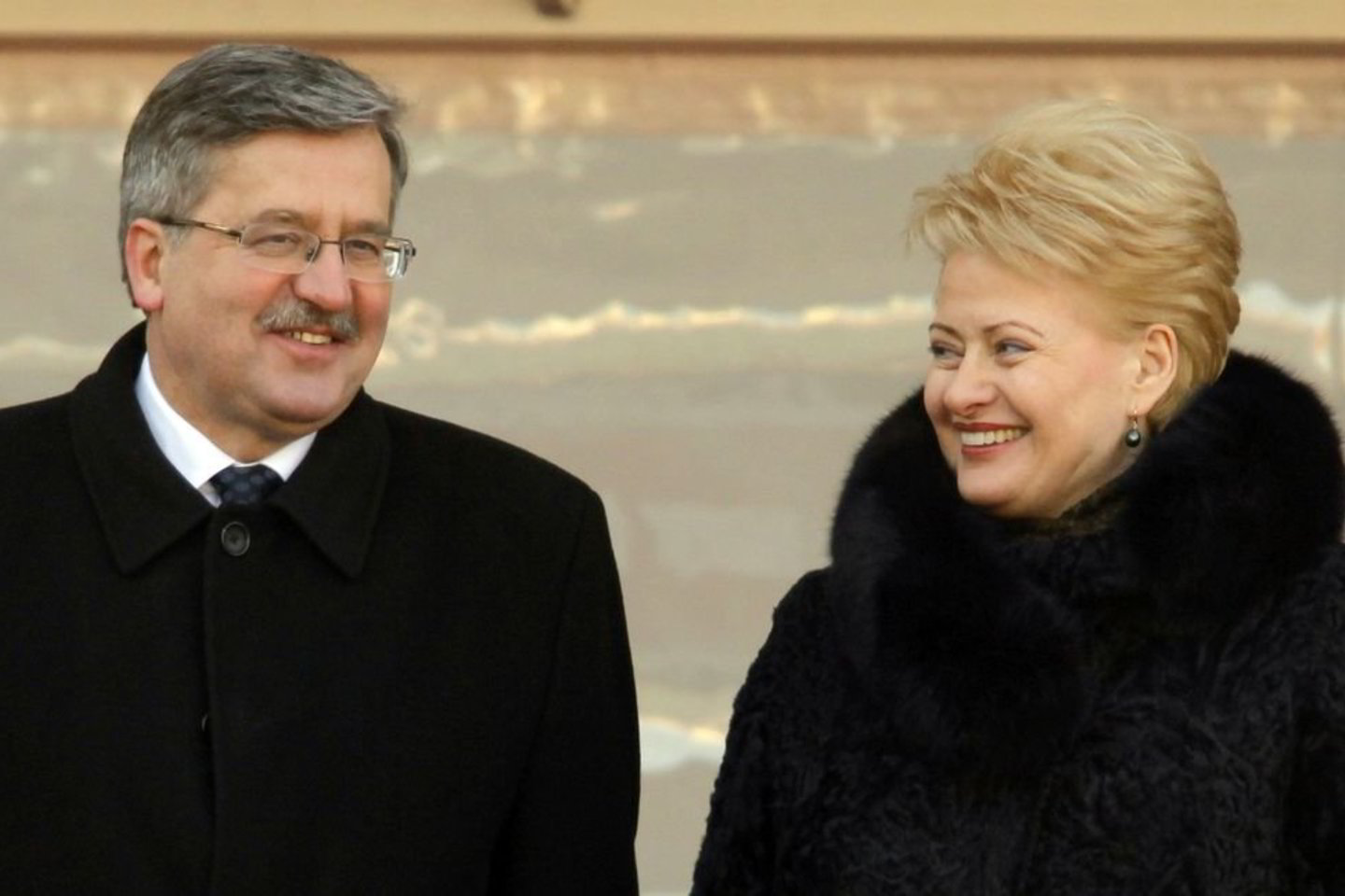 Varšuvoje D.Grybauskaitė lankosi B.Komorovskio kvietimu.