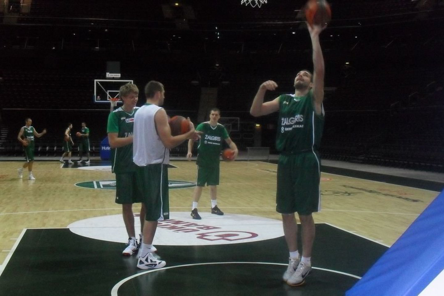 Prieš rungtynes su "Panathinaikos" gerai nusiteikęs ir "Žalgirio" naujokas P.Butkevičius, ir ekipos senbuviai.