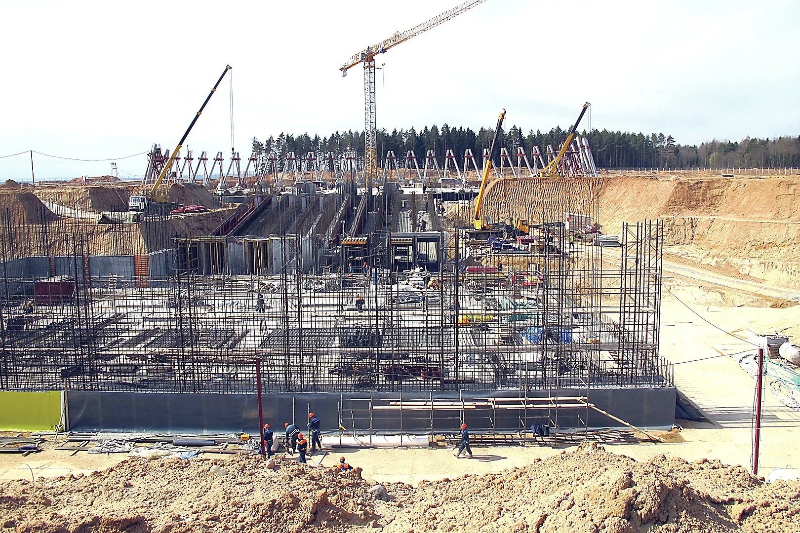 Baltarusiai atskleidė, kaip vyksta atominės elektrinės statybos