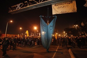 „Užimk Volstritą“ protestai sutrikdė uostų darbą JAV vakarų pakrantėje