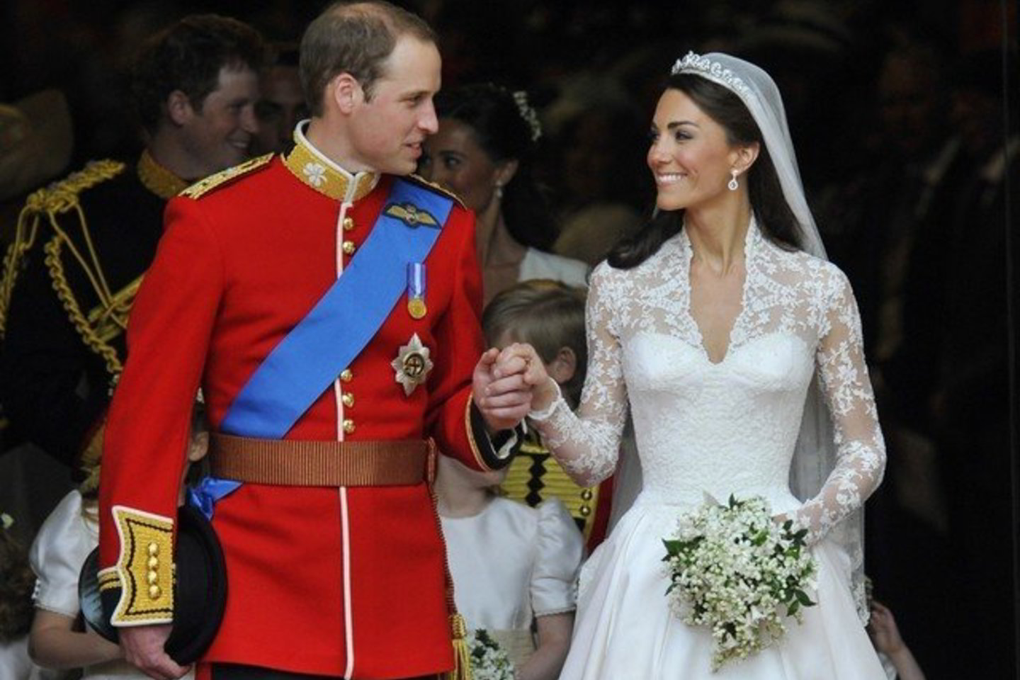 Didžiosios Britanijos princo Williamo ir Catherine vestuvės.