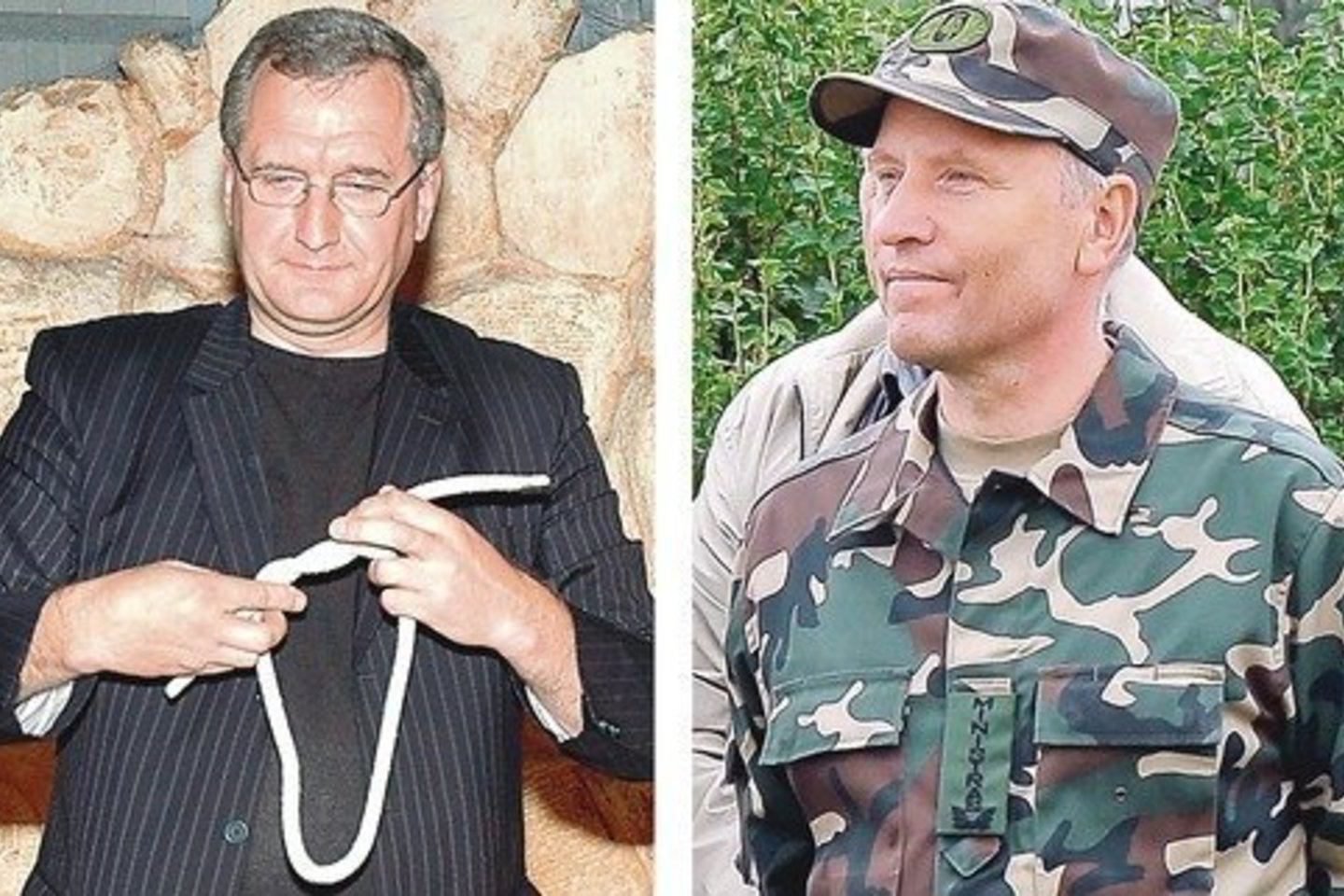 Konservatorius P.Žeimys (nuotr. kairėje) ir liberalcentristas R.Palaitis palangiškiams įrodinėja savo teisybę.