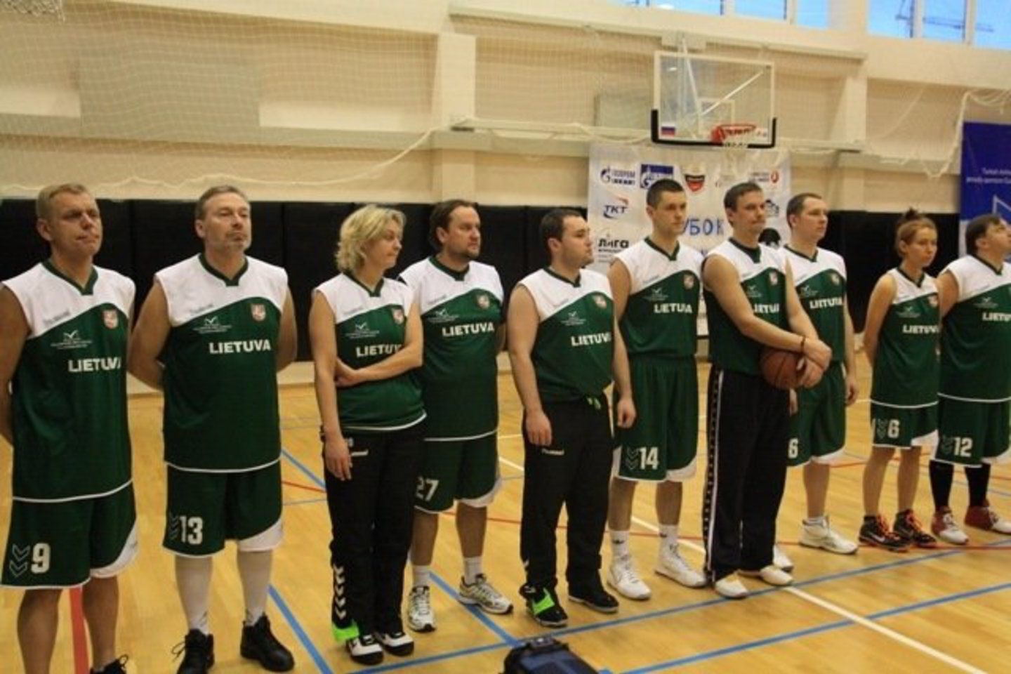 Lietuvos sporto žurnalistai turnyre Sankt Peterburge.
