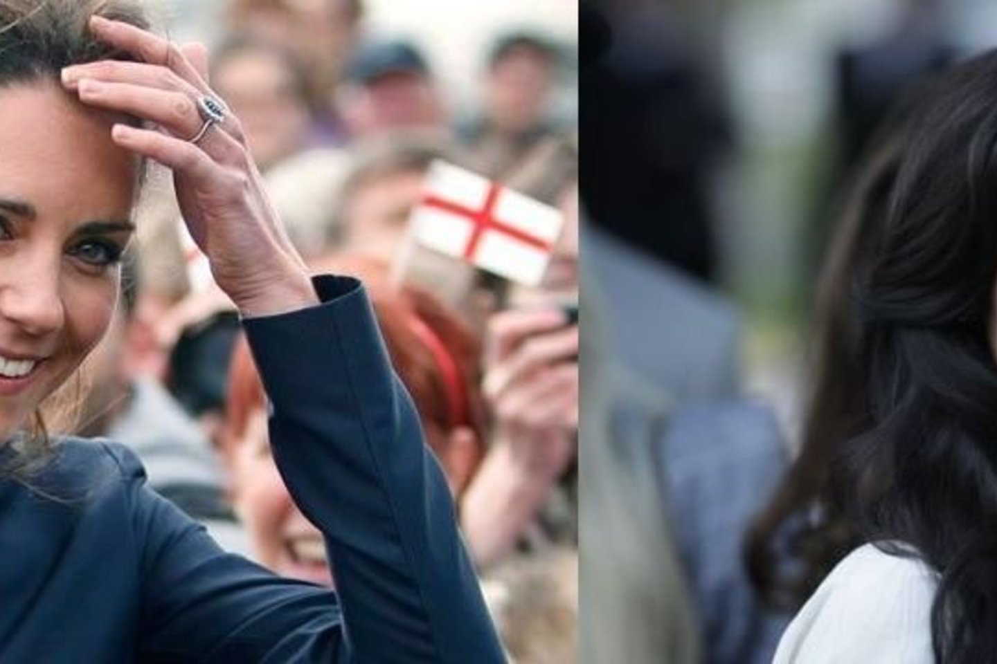 K.Middleton (kairėje) ir K.Kardashian.