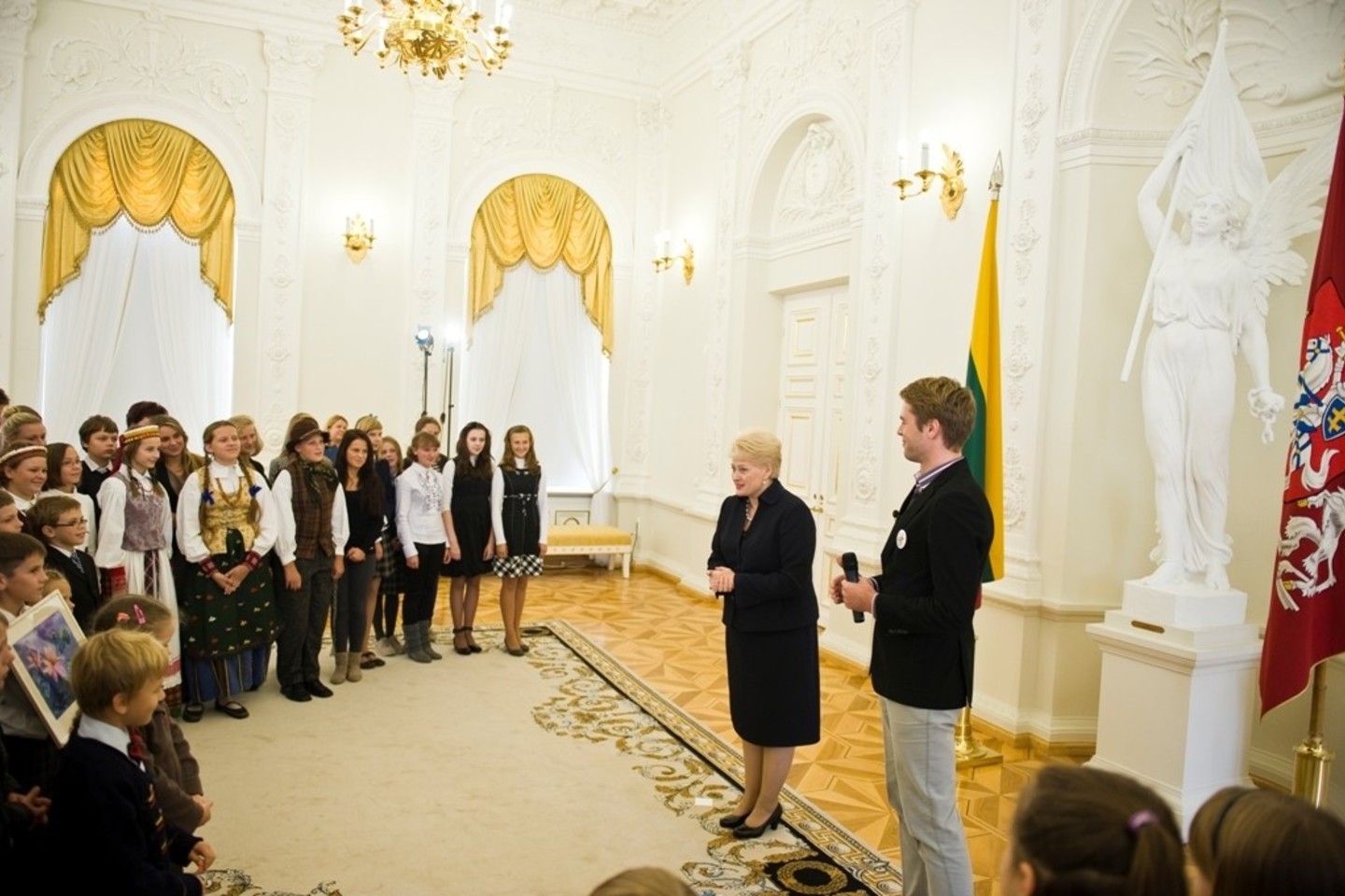 „Vunderkindus“ Prezidentūroje apdovanos projekto globėja LR Prezidentė Dalia Grybauskaitė.