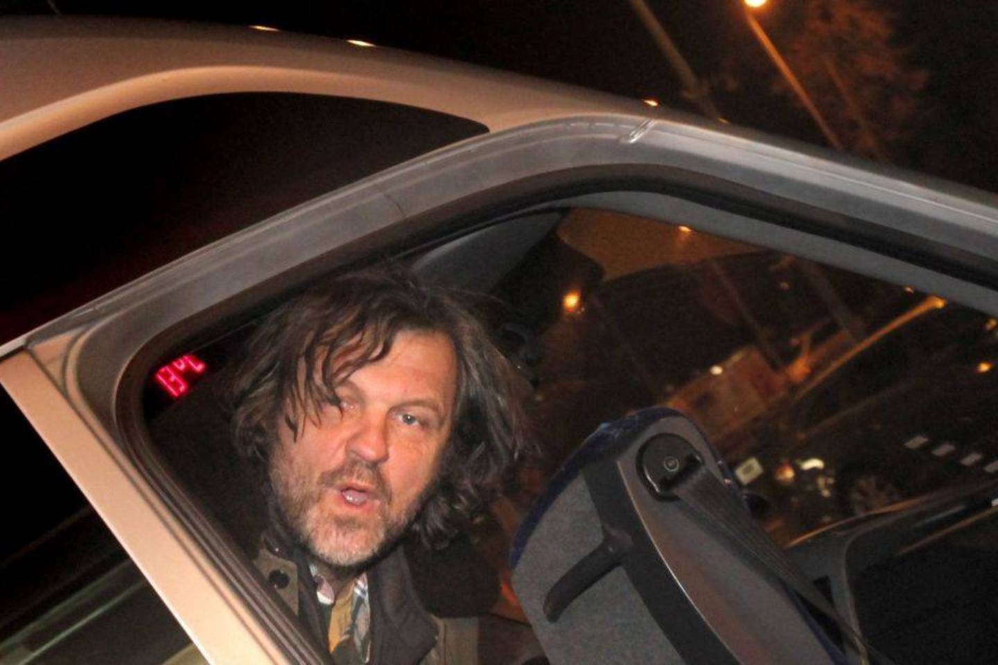 E.Kusturica Vilniaus oro uoste.