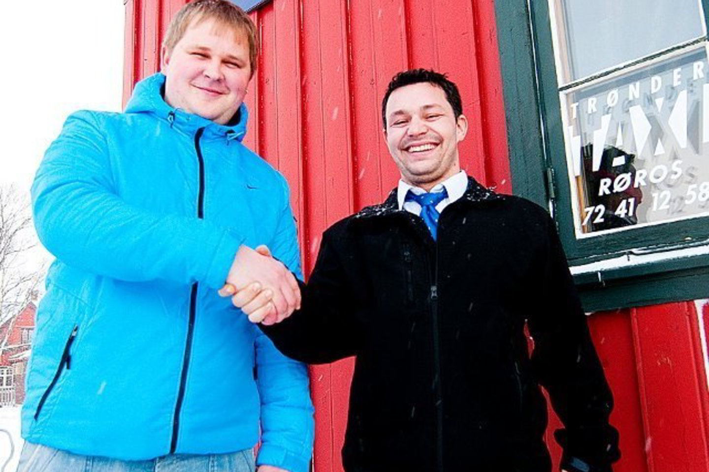 Lietuvis Ž.Masaitis už pagalbą per Kalėdas dėkojo norvegui taksistui.