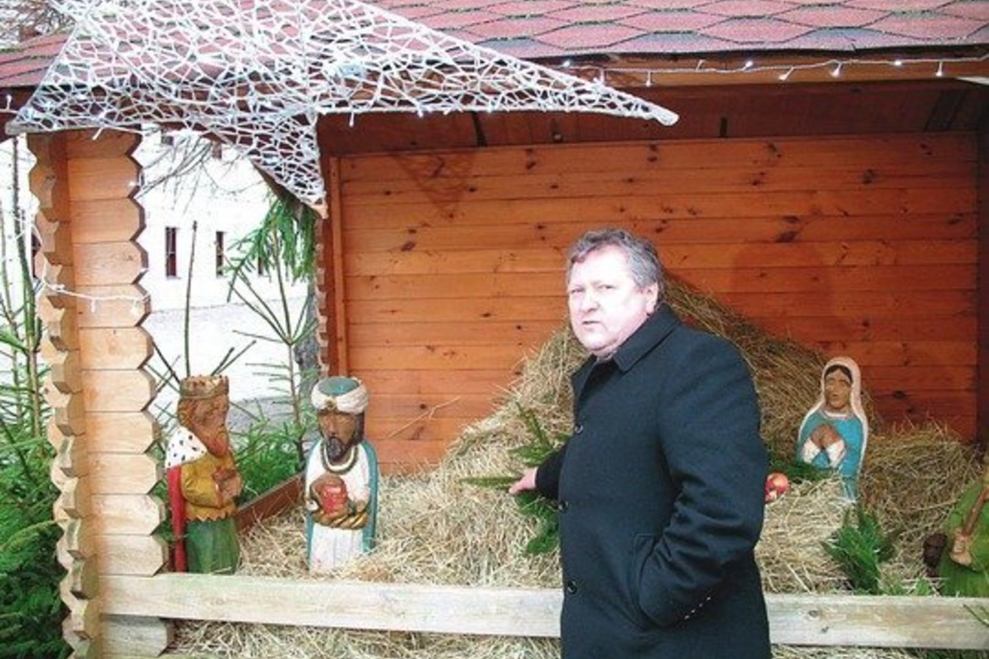 Ministras K.Starkevičius savo akimis įsitikino – skulptūra pradingo.
