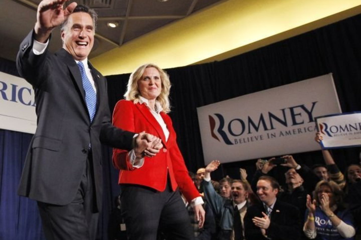 M.Romney kovoje atkakliai remia žmona Ann.