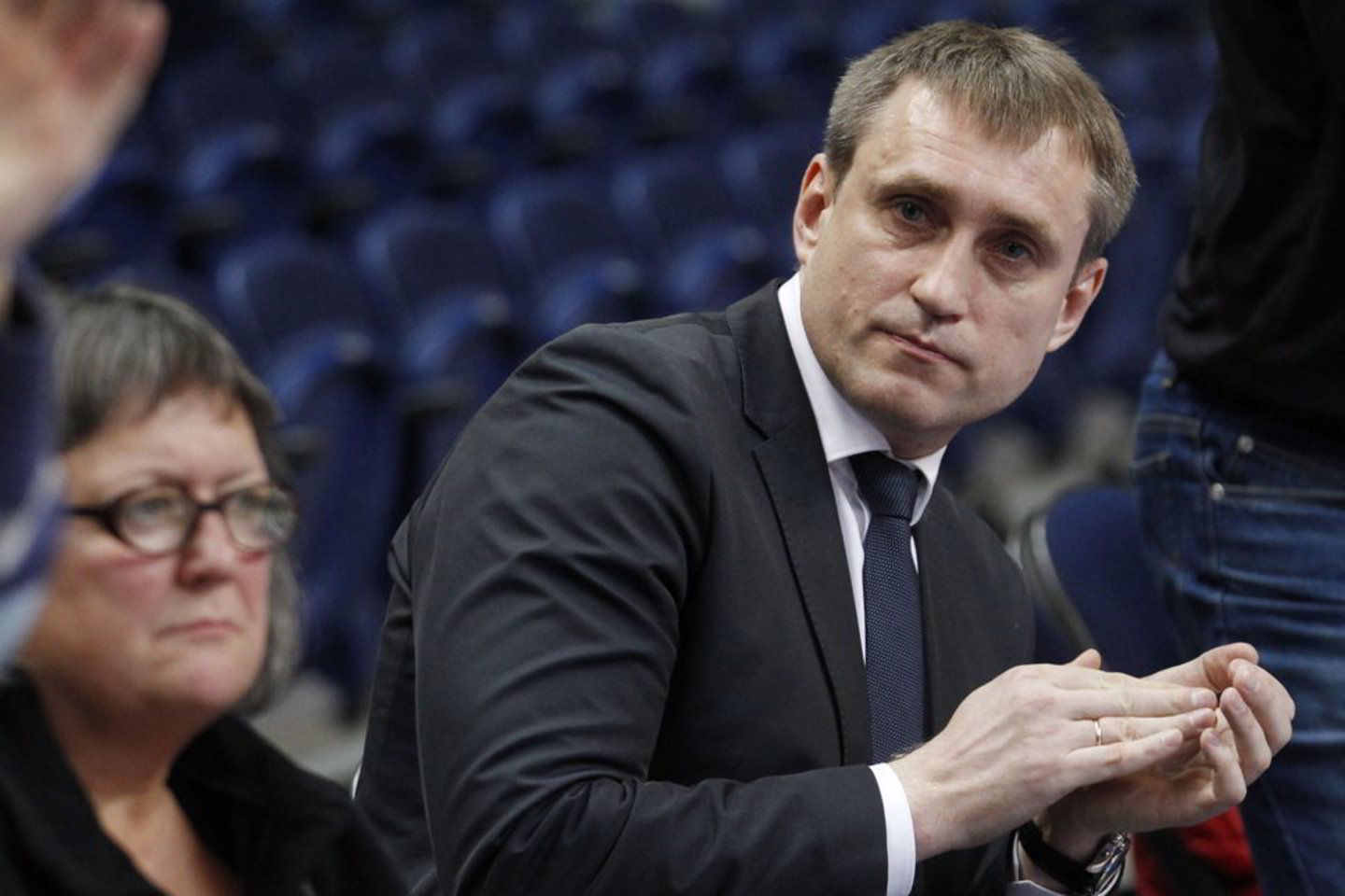 K.Kemzūra atidžiai stebėjo Vilniaus „Lietuvos ryto“ ir Kauno „Žalgirio“ mūšį.