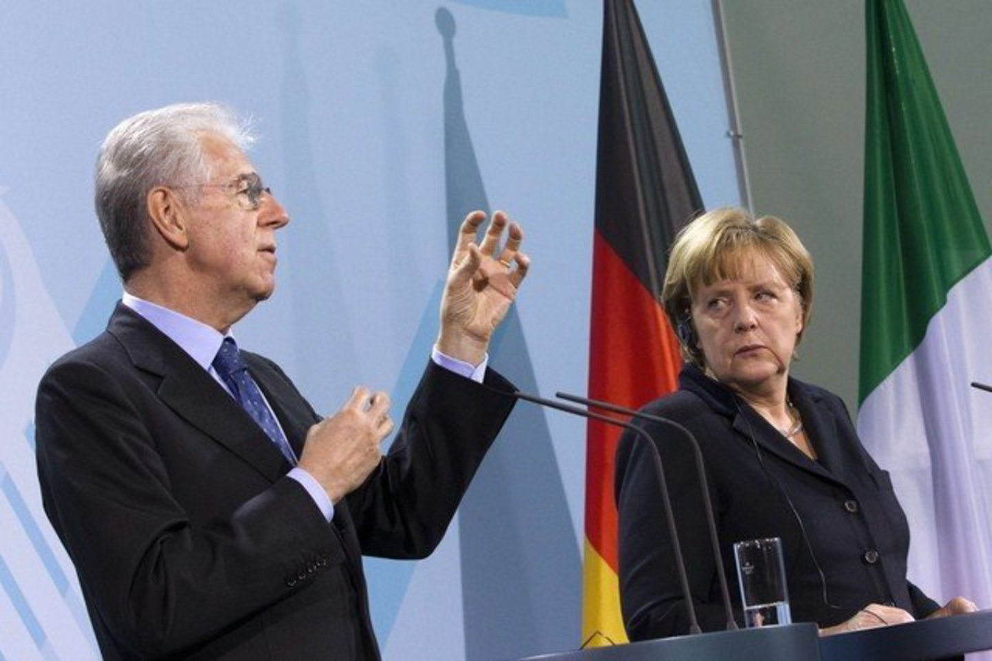 M.Monti Berlyne susitiko su A.Merkel.