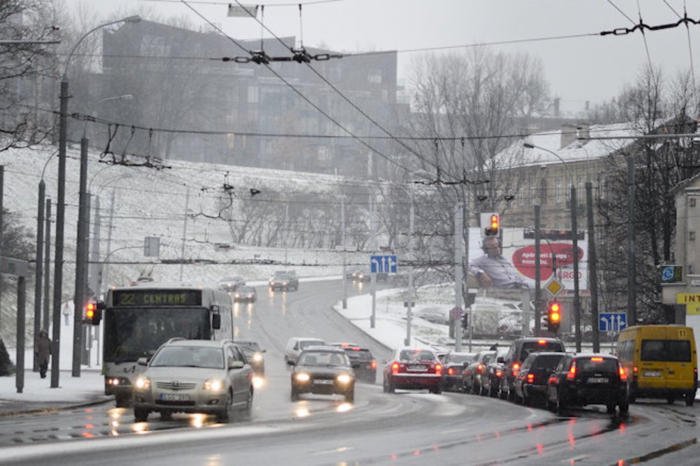 Vilnius trečiadienio popietę.