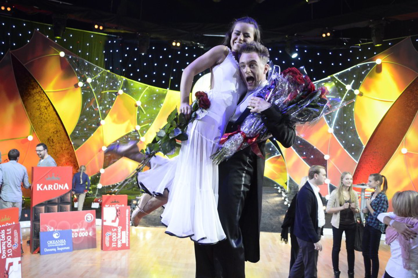 Ant nugalėtojų pakylos užsilipę Justina ir Dominykas neslėpė emocijų: “Tai — fantastiškas jausmas!”