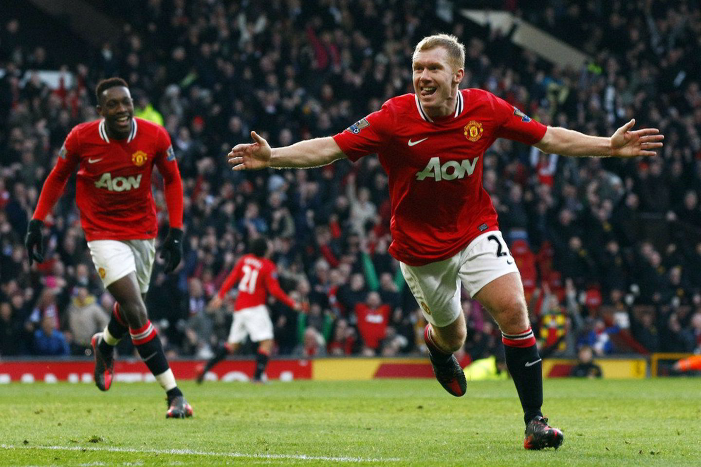 P.Scholesas įmušė pirmą "Manchester United" įvartį.