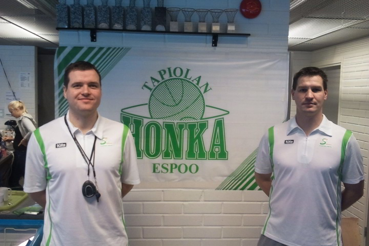 Rolandas Rakutis (kairėje) ir Andrius Brusokas - "Honka" klube.