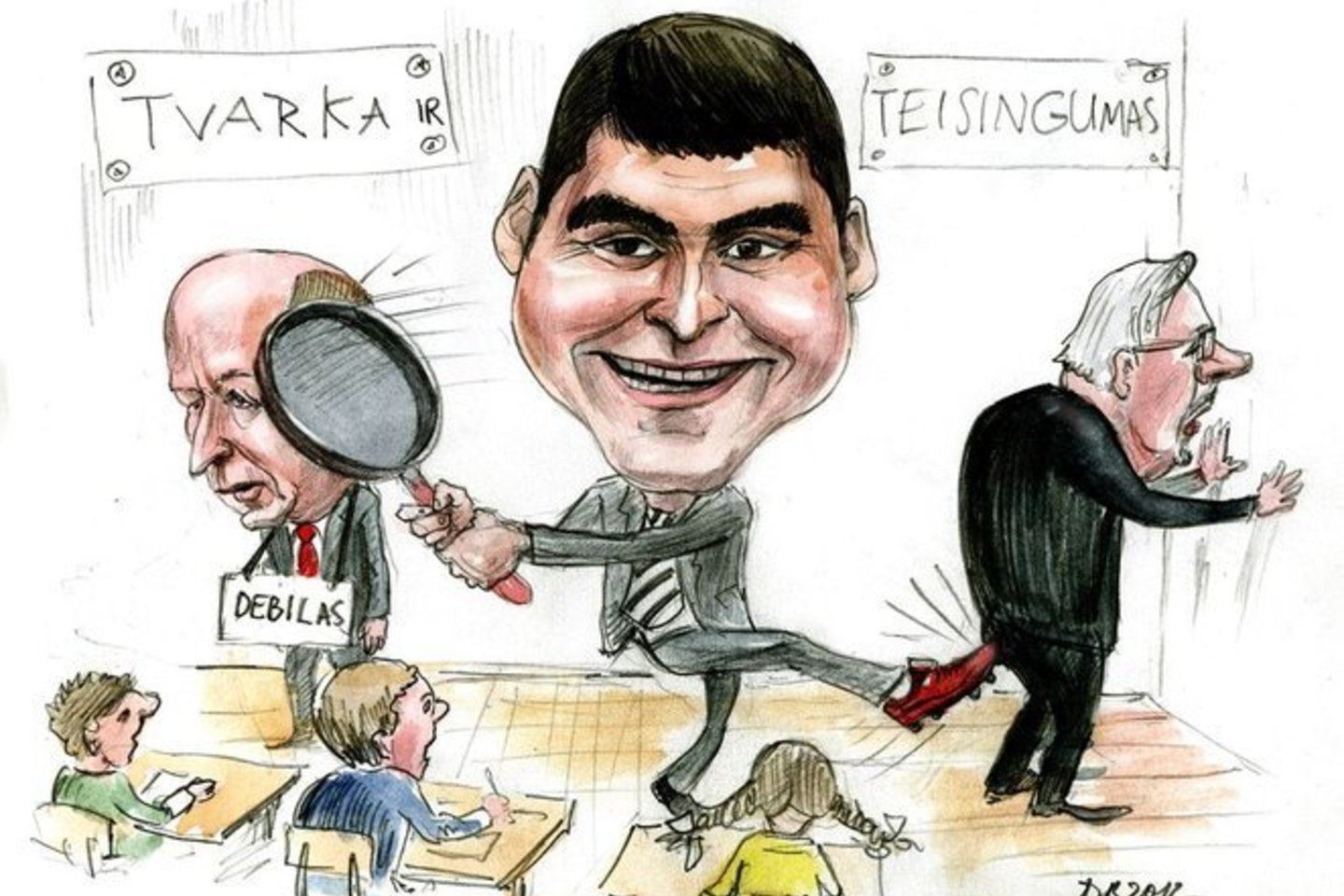R.Žemaitaičio politinė pasiutpolkė sudomino ir karikatūristus.