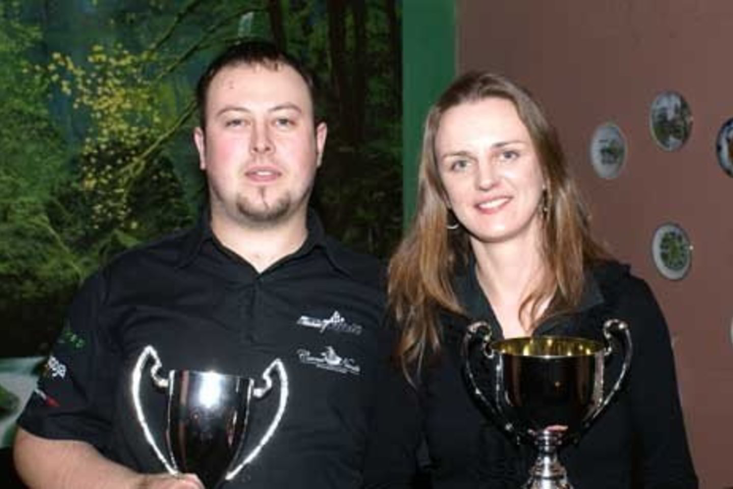 Iš kairės i dešinę: Marius Šiaudkulis ("Vijolė", Šiauliai) ir S.Milišauskaitė (LMBL, Vilnius)