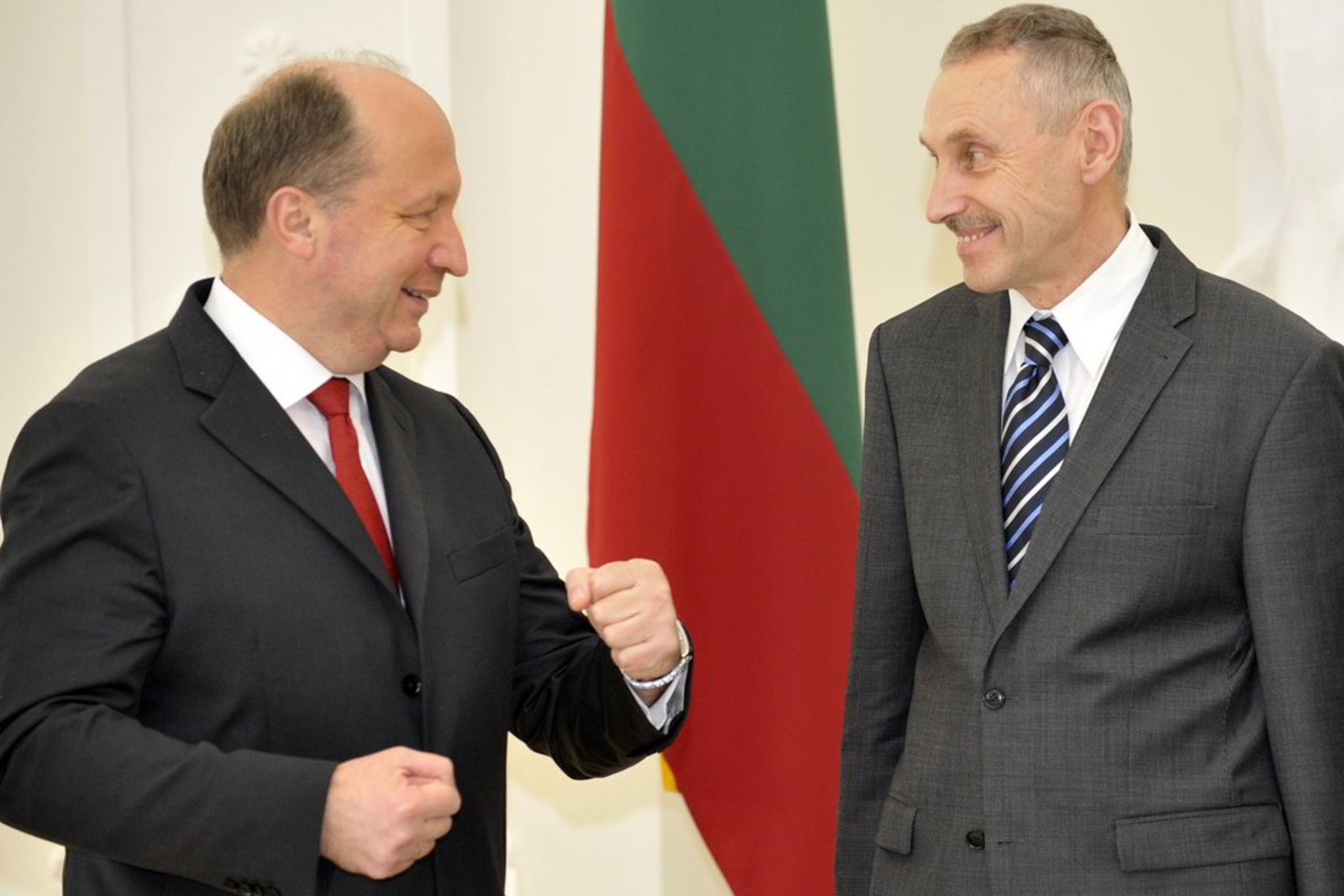 A.Kubilius (kairėje) ir A.Sekmokas sulaukė socialdemokratų kreipimosi.